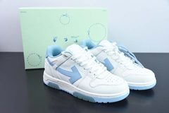 Tênis OFF-WHITE Out Of Office OOO 30 MM Low Tops White Light Blue