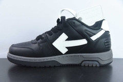 Tênis OFF-WHITE Out Of Office OOO Low Tops Black Gray White na internet