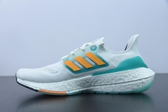 Tênis Adidas Ultra Boost 22 Flash Orange Mint Rush na internet