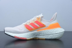 Tênis Adidas Ultra Boost 22 White Turbo Flash Orange na internet