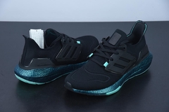 Imagem do Tênis Adidas Ultra Boost 22 Core Black Mint Rush