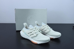 Tênis Adidas Ultra Boost 22 White Blue Tint Orange