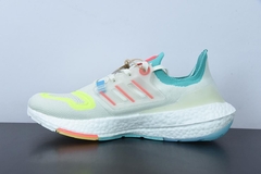 Tênis Adidas Ultra Boost 22 White Tint Turbo Mint Rush na internet