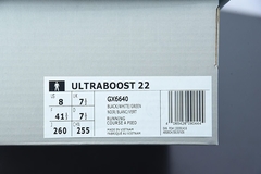 Tênis Adidas UltraBoost 22 Black Solar Green - comprar online