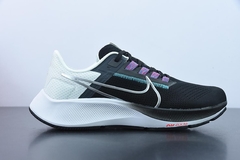 Tênis Nike Air Zoom Pegasus 38 FlyEase Black White Chlorine Blue - comprar online