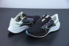 Imagem do Tênis Nike Air Zoom Pegasus 38 FlyEase Black White Chlorine Blue