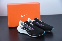 Tênis Nike Air Zoom Pegasus 38 FlyEase Black White Chlorine Blue