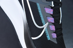 Tênis Nike Air Zoom Pegasus 38 FlyEase Black White Chlorine Blue - Loja Princípios