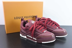 Tênis Louis Vuitton LV Skate Sneaker Bordeaux Red