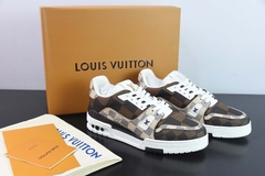 Tênis Louis Vuitton LV Trainer #54 Damier Ebene Mult