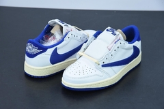 Imagem do Tênis Jordan 1 Retro Low OG SP Fragment x Travis Scott Military Blue