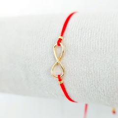 PULSERA CHARMS INFINITO ROJA en internet