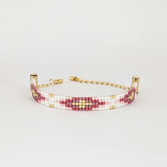 PULSERA TOKIO - MAGENTA Y ROSA