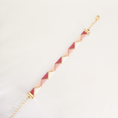 PULSERA MILAN - ROSA, MAGENTA Y BLANCO - comprar online