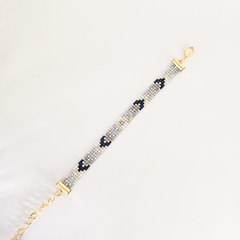 PULSERA OSLO - AZUL Y LILA - comprar online