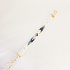 PULSERA DALLAS - AZUL Y BLANCO - comprar online