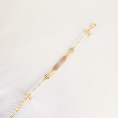 PULSERA DALLAS - BLANCO, AMARILLO, LILA PASTEL - comprar online