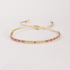 PULSERA UMA GOLD - FUCCIA