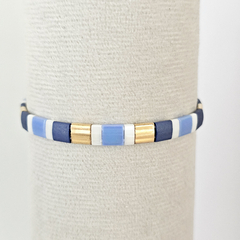 PULSERA TILA CELESTE Y AZUL FRANCIA