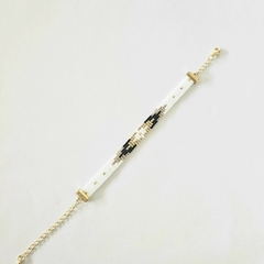 PULSERA MEMPHIS - BLANCO, VISON Y NEGRO - comprar online