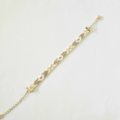 PULSERA LIMA - BLANCO, NATURAL Y BEIGE - comprar online