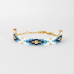 PULSERA TOKIO - AZUL Y CELESTE