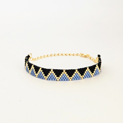 PULSERA CAIRO - ROJA Y AZUL