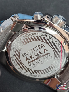 Invicta Reserve Akula - Swiss Made - 45212 + MALETA