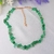 Choker cascalho de Quartzo Verde - Saúde, imunidade e Desintoxicante - comprar online