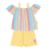 CONJUNTO BLUSA E SHORT FEMININO INFANTIL - NULL