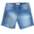 BERMUDA FEM JEANS BORDADO LOGO BLUE MEDIO