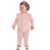 CONJUNTO CASACO E CALCA TRICOT BEBE FEMININO ALICE-ROSA