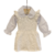 CONJUNTO VESTIDO TRICOT E BODY BEBE FEMININO MARIA FLOR-BRANCO - comprar online