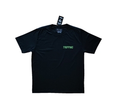T-shirt Casual Preta - Tipografia / DROP EVO