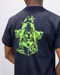 T-shirt Alien II - Green on Black - DROP EVO