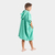 poncho de toalla color aqua adolescentes