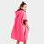 poncho de toalla color coral adolescentes