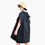 poncho de toalla color negro