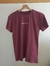 Camiseta Minimalista 100% algodão marsala