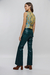 Pantalón oxford suave en ecocuero verde - comprar online