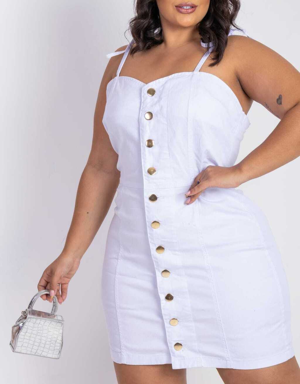 Vestidos de brim plus sales size