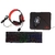 COMBO DE TECLADO, MOUSE, AURICULAR Y PAD SENON - CGS902