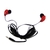 AURICULAR ALAMBRICO MA2001R ROJO - MOON AUDIO PRO