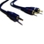 CABLE ARMADO ARTEKIT LINEA BLUE DE 3.5ST X 2RCA 6MTS - C3.5STX2RCA6