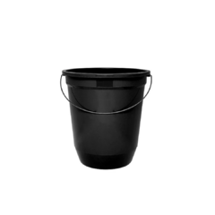 BALDE PLASTICO 18 LT PRETO ECO NATURE