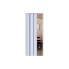 PORTA SANFONADA PVC BRANCA 80x210 PLASFLEX