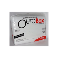 QUADRO EMBUTIR P/16 DISJ OURO BOX BRANCO STECK - comprar online