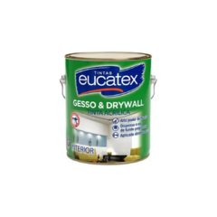 TINTA ACRÍLICA ECONÔMICA GESSO E DRYWALL BRANCA FOSCA 3,6L EUCATEX