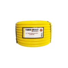 CONDUITE CORRUGADO AMARELO 3/4-50M TUBOS BRAVO