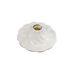 PLAFONIE ESPIRAL C/SOQUETE DE PORCELANA BRANCO 013 PEXCEL